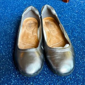 Silver Ballet Flats - super comfy!